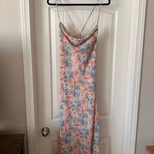 Floral Spaghetti Strap Dress